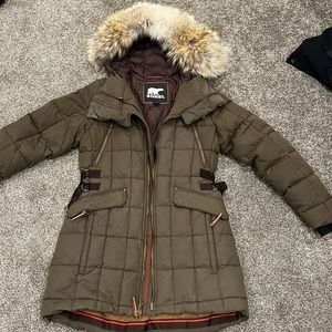 SOREL Conquest Carly Parka green